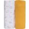 Bubaba muslin pelenka 70x70 cm (2 db)- Yellow