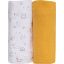 Bubaba muslin pelenka 70x70 cm (2 db)- Yellow