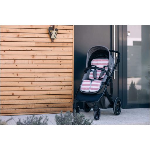 FreeON univerzális légáteresztő betét babakocsiba, biztonsági gyermekülésbe- white/pink
