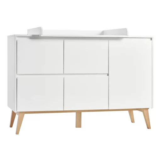 Pinio Swing White 4 fiókos szekrény