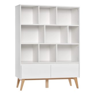 Pinio Swing White széles könyvespolc