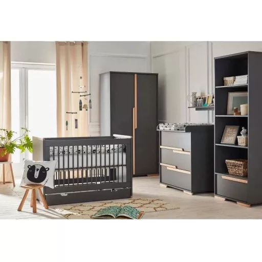 Pinio Snap Dark Grey ágyneműtartó 140x70 cm