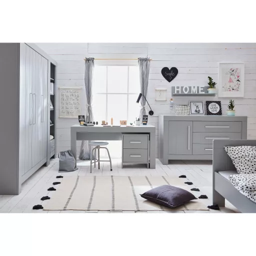 Pinio Calmo Grey 3 fiókos szekrény + 1 ajtó