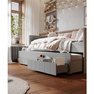 Pinio Calmo Grey Day bed (kihúzható ágy)