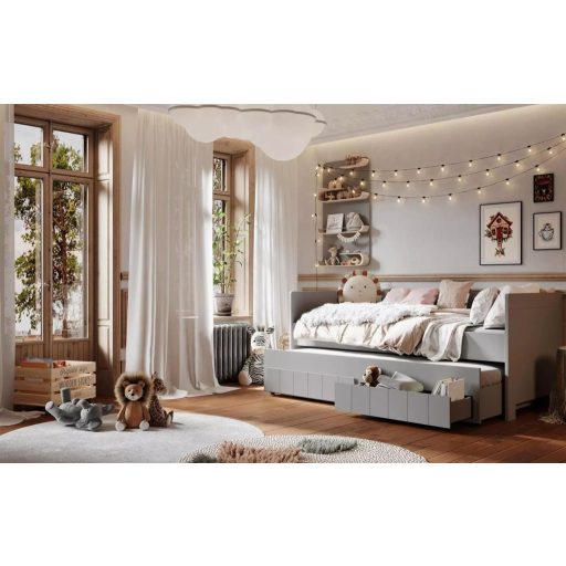 Pinio Calmo Grey Day bed (kihúzható ágy)