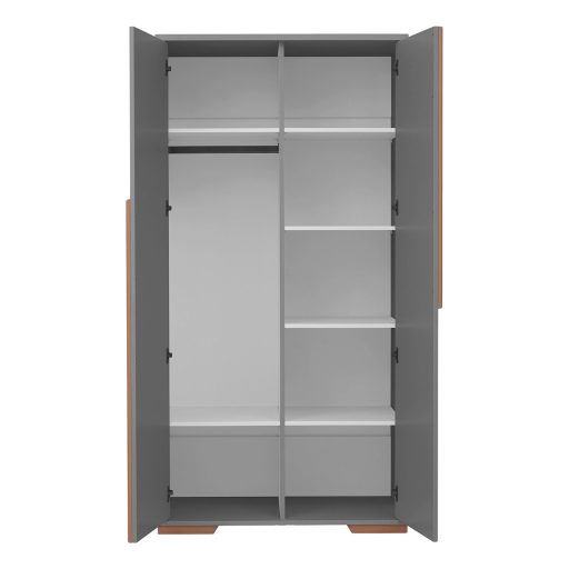Pinio Snap Dark Grey 2 ajtós szekrény