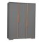 Pinio Snap Dark Grey 3 ajtós szekrény