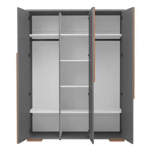 Pinio Snap Dark Grey 3 ajtós szekrény