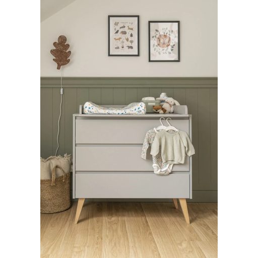 Pinio Swing Grey komód 3 fiókos