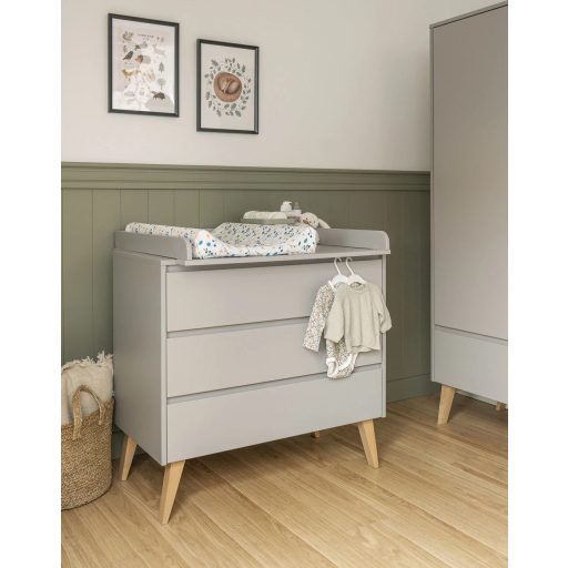 Pinio Swing Grey komód 3 fiókos