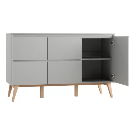 Pinio Swing Grey 4 fiókos szekrény