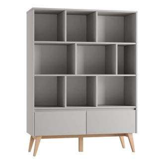 Pinio Swing Grey széles könyvespolc
