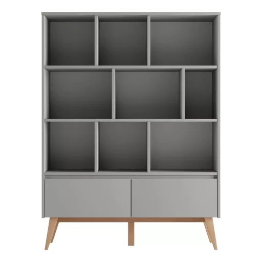 Pinio Swing Grey széles könyvespolc