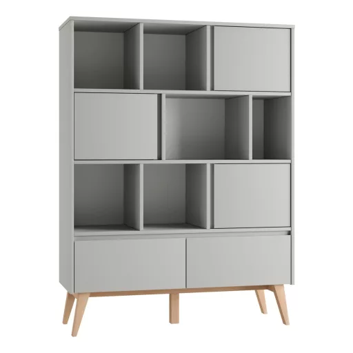 Pinio Swing Grey széles könyvespolc