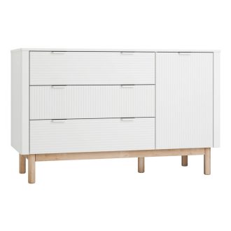 Pinio Miloo 3 fiókos szekrény + Fehér ajtó