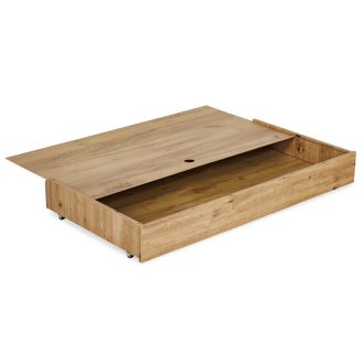 Klups Amelia ágyneműtartó (tölgy)