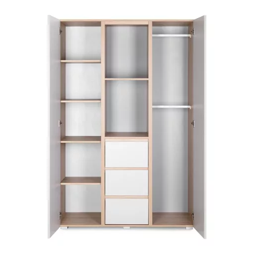 Klups Dalia  három részes szekrény (bükk-szürke)