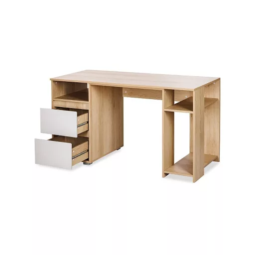Klups Dalia íróasztal (bükk-fehér)