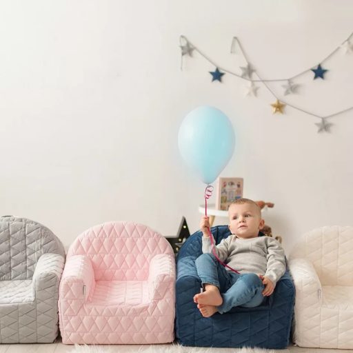 Klups Albero Mio Velvet Kids babafotel (rózsaszín)