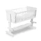 Klups Zoya bölcső/babaöböl (fehér)