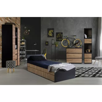 Klups Dalia Gyerekszoba Szett (Antracit-Tölgy)