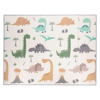   FreeON összehajtható játszószőnyeg szegéllyel – Magic Dino