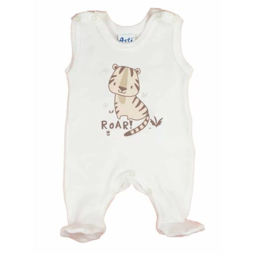 ABR Biopamut ujjatlan vékony rugi - Fehér - Tigris (62)