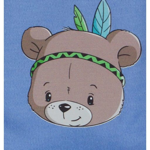 ABR Pamut talpas nadrág - Kék - Maci (62)