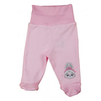 ABR Pamut talpas nadrág - Rózsaszín - Nyuszi (74)