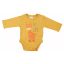 ABR Hosszú ujjú pamut body - Mustár - Zsiráf (68)