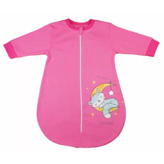   ABR Hosszú ujjú vékony pamut hálózsák (1 TOG) - Pink - Cica (56)
