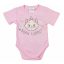ABR Rövid ujjú pamut body - Rózsaszín - Marie cica (62)