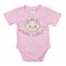 ABR Rövid ujjú pamut body - Rózsaszín - Marie cica (74)
