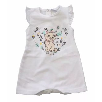 ABR Ujjatlan fodros baba napozó - Fehér - Marie cica (56)