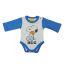 ABR Hosszú ujjú pamut body - Fehér-Kék - Snoopy (50)