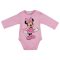 AB Hosszú ujjú pamut body - Rózsaszín - Minnie egér (86)