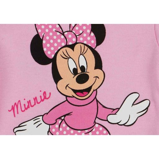AB Hosszú ujjú pamut body - Rózsaszín - Minnie egér (86)