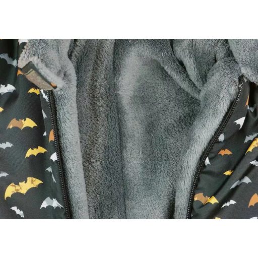 AB Vízlepergetős bélelt overál, kesztyűvel - Denevérek (56-62)