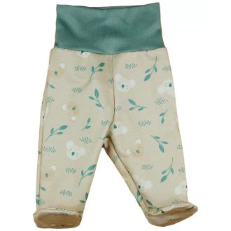 AB Pamut talpas nadrág - Bézs-Zöld - Koala (74)