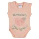 ABR Ujjatlan pamut body - Barack - Amour (74)