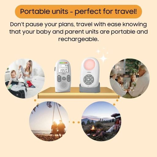 Chillax CB360 audió babaőr kijelzővel és hordozható babaegységgel