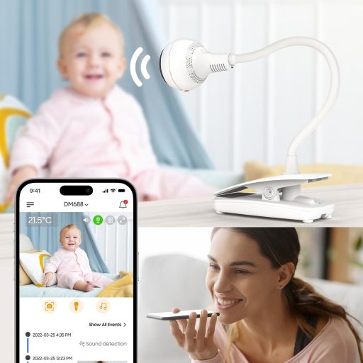 Chillax DM685 Smart Giraffe Clip 5" Smart wi-fi video babaőrző