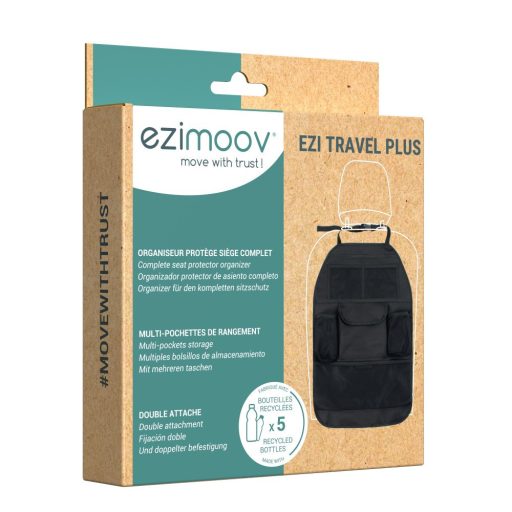 EziMoov Plus háttámla védő és tároló - Fekete