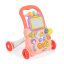 Moni Toys Music Walker interaktív, elefántos, műanyag járássegítő - Rózsaszín
