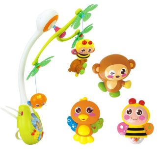 Hola Zenélő forgó szimulátor rágókával, lágy fénnyel   Hola Zenélő forgó szimulátor rágókával, lágy fénnyel