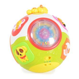   Hola Interaktív műanyag labda bébijáték zenével - Színes