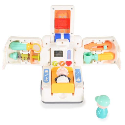 Hola Mentő autó szétnyitható műanyag játék hanghatásokkal