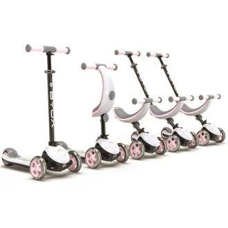   Byox Motion 4in1 multifunkciós, átalakítható roller - Rózsaszín