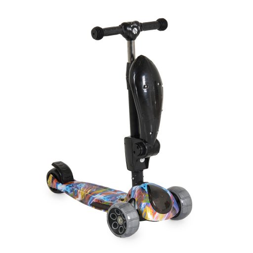 Byox Rumble ráülős, átalakítható 2in1 roller - Fekete - Színes