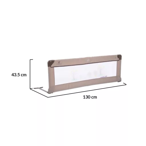 Cangaroo hálós leesésgátló (130x43,5cm) - Bézs barna